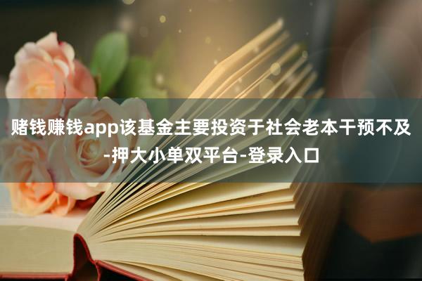 赌钱赚钱app该基金主要投资于社会老本干预不及-押大小单双平台-登录入口